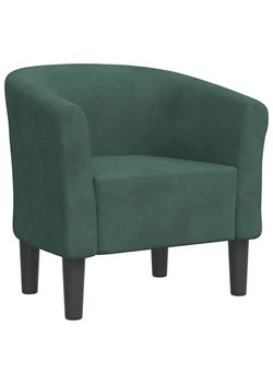 Ciemnozielony fotel welurowy do salonu  Z3-Z67 ze sklepu Edinos.pl w kategorii Fotele - zdjęcie 184774363