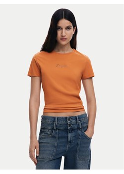 Desigual T-Shirt 25SWTK15 Pomarańczowy Regular Fit ze sklepu MODIVO w kategorii Bluzki damskie - zdjęcie 184774651
