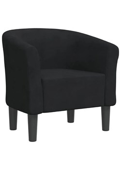 Czarny fotel klubowy do salonu  M8-K30 ze sklepu Edinos.pl w kategorii Fotele - zdjęcie 184774972