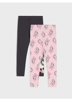 Sinsay - Legginsy 2 pack Daisy - różowy ze sklepu Sinsay w kategorii Spodnie dziewczęce - zdjęcie 184775060