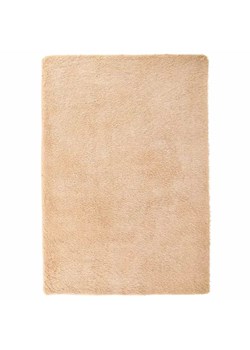 Beżowy nowoczesny dywan pluszowy 120x170 D7-P31 ze sklepu Edinos.pl w kategorii Dywany - zdjęcie 184775854