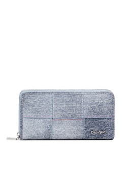 Desigual Duży Portfel Damski 25SAYP49 Szary ze sklepu MODIVO w kategorii Portfele damskie - zdjęcie 184776474