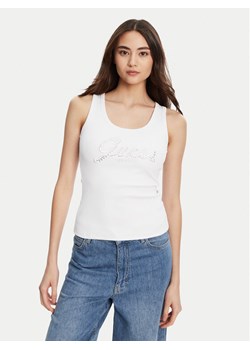Guess Top W5YP00 KCXJ2 Biały Regular Fit ze sklepu MODIVO w kategorii Bluzki damskie - zdjęcie 184776480