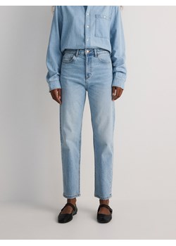 Reserved - Jeansy mom fit slim - niebieski ze sklepu Reserved w kategorii Jeansy damskie - zdjęcie 184780812