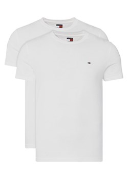 Tommy Jeans Komplet 2 t-shirtów DM0DM20687 Écru Slim Fit ze sklepu MODIVO w kategorii T-shirty męskie - zdjęcie 184780901