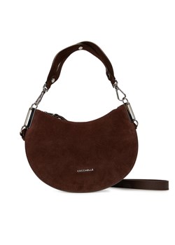 Torebka Coccinelle QKG Coccinellesunup Suede E1 QKG 13 03 Brązowy ze sklepu eobuwie.pl w kategorii Torebki hobo - zdjęcie 184781201