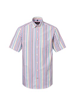 Andrew James Męska koszula casual Mężczyźni Regular Fit Bawełna biały w paski ze sklepu vangraaf w kategorii Koszule męskie - zdjęcie 184781622