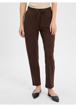 Marie Lund Damskie spodnie dresowe Kobiety czekoladowy jednolity ze sklepu vangraaf w kategorii Spodnie damskie - zdjęcie 184781691