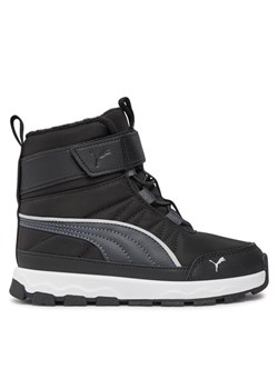 Śniegowce Puma Evolve Boot AC+ PS 392645 01 Czarny ze sklepu eobuwie.pl w kategorii Buty zimowe dziecięce - zdjęcie 184785294