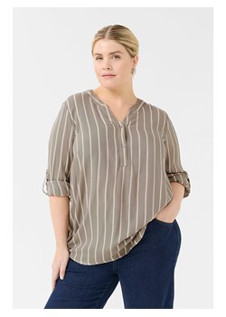 KAFFE curve Bluzka w kolorze szaro-kremowym ze sklepu Limango Polska w kategorii Bluzki damskie - zdjęcie 184786410