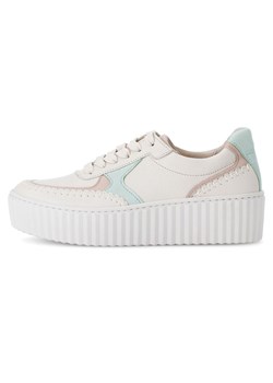 Gabor Skórzane sneakersy w kolorze biało-jasnoróżowo-turkusowym ze sklepu Limango Polska w kategorii Buty sportowe damskie - zdjęcie 184786783