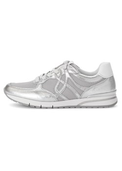 Gabor Skórzane sneakersy w kolorze srebrno-szarym ze sklepu Limango Polska w kategorii Buty sportowe damskie - zdjęcie 184787092
