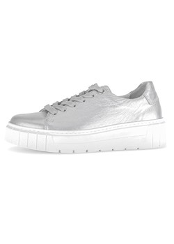 Gabor Skórzane sneakersy w kolorze srebrnym ze sklepu Limango Polska w kategorii Buty sportowe damskie - zdjęcie 184787161