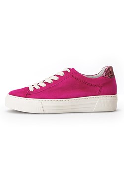 Gabor Skórzane sneakersy w kolorze różowym ze sklepu Limango Polska w kategorii Trampki damskie - zdjęcie 184787171