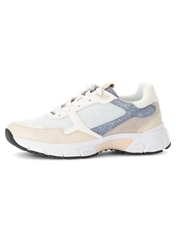 Gabor Skórzane sneakersy w kolorze beżowo-błękitno-białym ze sklepu Limango Polska w kategorii Buty sportowe damskie - zdjęcie 184787181