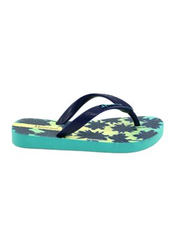 Dziecięce japonki Ipanema 83185 Classic X Kids zielono-granatowe niebieskie ze sklepu ButyModne.pl w kategorii Klapki dziecięce - zdjęcie 184787192