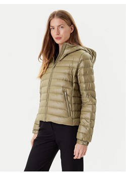 Tommy Hilfiger Kurtka puchowa WW0WW46788 Khaki Regular Fit ze sklepu MODIVO w kategorii Kurtki damskie - zdjęcie 184787640