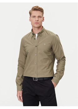 BOSS Koszula H-Roan 50544917 Zielony Slim Fit ze sklepu MODIVO w kategorii Koszule męskie - zdjęcie 184787652