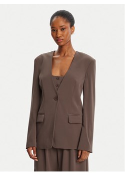 BARDOT Marynarka Ellera Fitted 59970JB2 Brązowy Regular Fit ze sklepu MODIVO w kategorii Marynarki damskie - zdjęcie 184787663