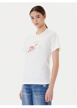 adidas T-Shirt Farmers Market Graphic JN2543 Biały Regular Fit ze sklepu MODIVO w kategorii Bluzki damskie - zdjęcie 184787713