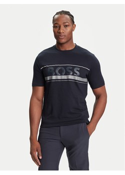 BOSS T-Shirt Iconic Zone 50550113 Granatowy Regular Fit ze sklepu MODIVO w kategorii T-shirty męskie - zdjęcie 184787721