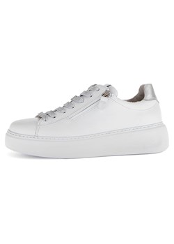 Gabor Skórzane sneakersy w kolorze białym ze sklepu Limango Polska w kategorii Trampki damskie - zdjęcie 184789954