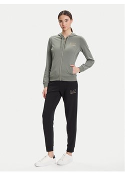EA7 Emporio Armani Dres 8NTV51 TJ9RZ M7003 Zielony Regular Fit ze sklepu MODIVO w kategorii Dresy damskie - zdjęcie 184790254