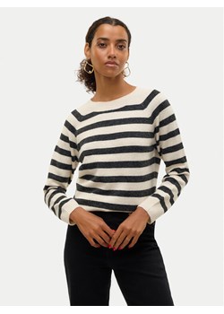 Vero Moda Sweter Doffy 10201022 Beżowy Regular Fit ze sklepu MODIVO w kategorii Swetry damskie - zdjęcie 184790281