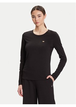 EA7 Emporio Armani Bluzka 7W000456 AF10373 UC001 Czarny Slim Fit ze sklepu MODIVO w kategorii Bluzki damskie - zdjęcie 184790294