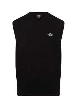 Dickies Męski sweter z dzianiny - Summerdale Mężczyźni Bawełna czarny jednolity ze sklepu vangraaf w kategorii Kamizelki męskie - zdjęcie 184791081
