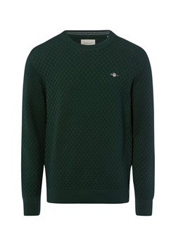 Gant Sweter damski z dzianiny Kobiety Bawełna jodłowy jednolity ze sklepu vangraaf w kategorii Swetry męskie - zdjęcie 184791092
