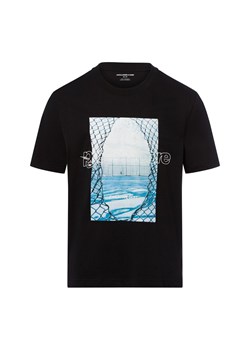 Jack & Jones Koszulka męska - Paloma Mężczyźni Bawełna czarny nadruk ze sklepu vangraaf w kategorii T-shirty męskie - zdjęcie 184791100
