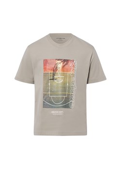 Jack & Jones Koszulka męska - Paloma Mężczyźni Bawełna jasny szary nadruk ze sklepu vangraaf w kategorii T-shirty męskie - zdjęcie 184791102