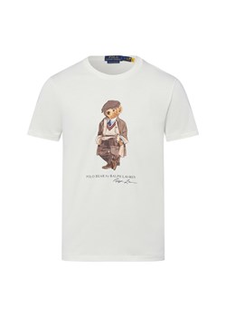 Polo Ralph Lauren T-shirt - niestandardowy krój slim fit Mężczyźni Bawełna écru nadruk ze sklepu vangraaf w kategorii T-shirty męskie - zdjęcie 184791112