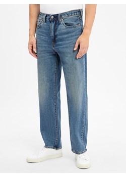 Levi's Dżinsy - 568 Loose Straight Mężczyźni Bawełna dark stone jednolity ze sklepu vangraaf w kategorii Jeansy męskie - zdjęcie 184791152