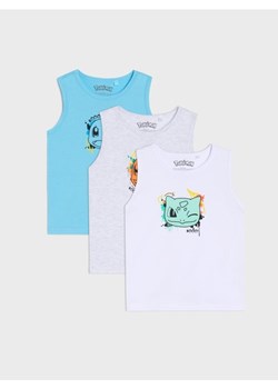 Sinsay - Podkoszulki 3 pack Pokemon - biały ze sklepu Sinsay w kategorii T-shirty chłopięce - zdjęcie 184793002