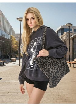 Sinsay - Torba shopperka z nadrukiem w panterkę - wielobarwny ze sklepu Sinsay w kategorii Torby Shopper bag - zdjęcie 184793030