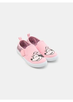 Sinsay - Materiałowe trampki slip on Minnie Mouse - różowy ze sklepu Sinsay w kategorii Trampki dziecięce - zdjęcie 184793092
