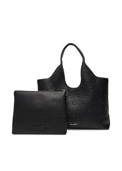 Torebka KARL LAGERFELD A3W30302 Czarny ze sklepu eobuwie.pl w kategorii Torby Shopper bag - zdjęcie 184793212