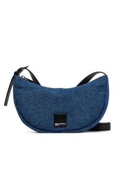 Torebka Karl Lagerfeld Jeans A3W30209 Niebieski ze sklepu eobuwie.pl w kategorii Listonoszki - zdjęcie 184793230