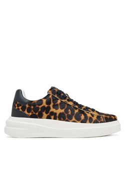 Sneakersy Guess FLTEL8 LEA12 Brązowy ze sklepu eobuwie.pl w kategorii Buty sportowe damskie - zdjęcie 184793241