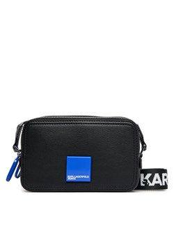 Torebka Karl Lagerfeld Jeans A3W30202 Czarny ze sklepu eobuwie.pl w kategorii Listonoszki - zdjęcie 184793333