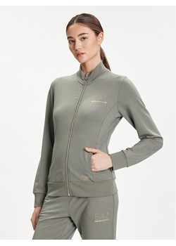 EA7 Emporio Armani Bluza 8NTM43 TJ9RZ U8142 Zielony Regular Fit ze sklepu MODIVO w kategorii Bluzy damskie - zdjęcie 184794124