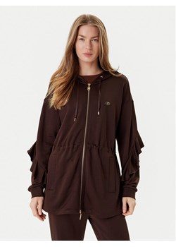 Liu Jo Sport Bluza TF5205 F0778 Brązowy Regular Fit ze sklepu MODIVO w kategorii Bluzy damskie - zdjęcie 184794143