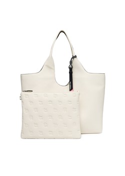 KARL LAGERFELD Torebka A3W30096 Biały ze sklepu MODIVO w kategorii Torby Shopper bag - zdjęcie 184794160