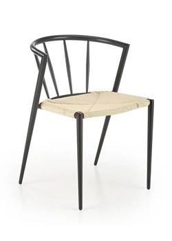 Krzesło sznurkowe w stylu boho L6-B79 ze sklepu Edinos.pl w kategorii Krzesła - zdjęcie 184797033