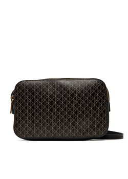 Calvin Klein Torebka Emblem Aop Elongated Camera Bag LV04F3268G Czarny ze sklepu MODIVO w kategorii Listonoszki - zdjęcie 184797630