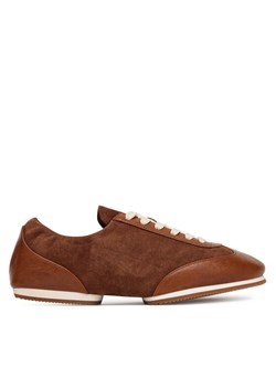 Polo Ralph Lauren Sneakersy 804972893002 Brązowy ze sklepu MODIVO w kategorii Buty sportowe damskie - zdjęcie 184797770