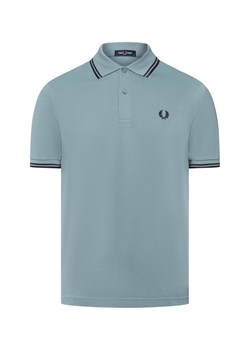 Fred Perry Męska koszulka polo Mężczyźni Bawełna miętowy jednolity ze sklepu vangraaf w kategorii T-shirty męskie - zdjęcie 184798904