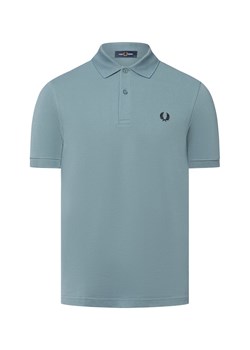 Fred Perry Męska koszulka polo Mężczyźni Bawełna miętowy jednolity ze sklepu vangraaf w kategorii T-shirty męskie - zdjęcie 184798910